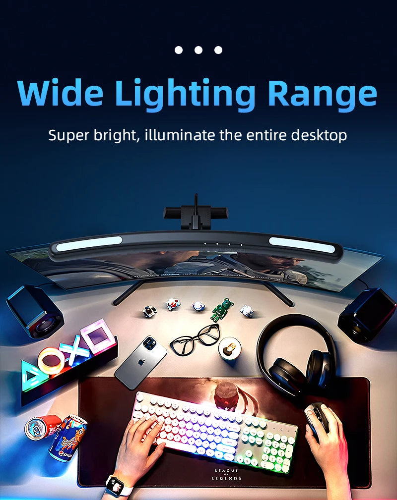 Led Monitor Light Bar Computer LED Computer Monitor Light Bar Desk Lamp