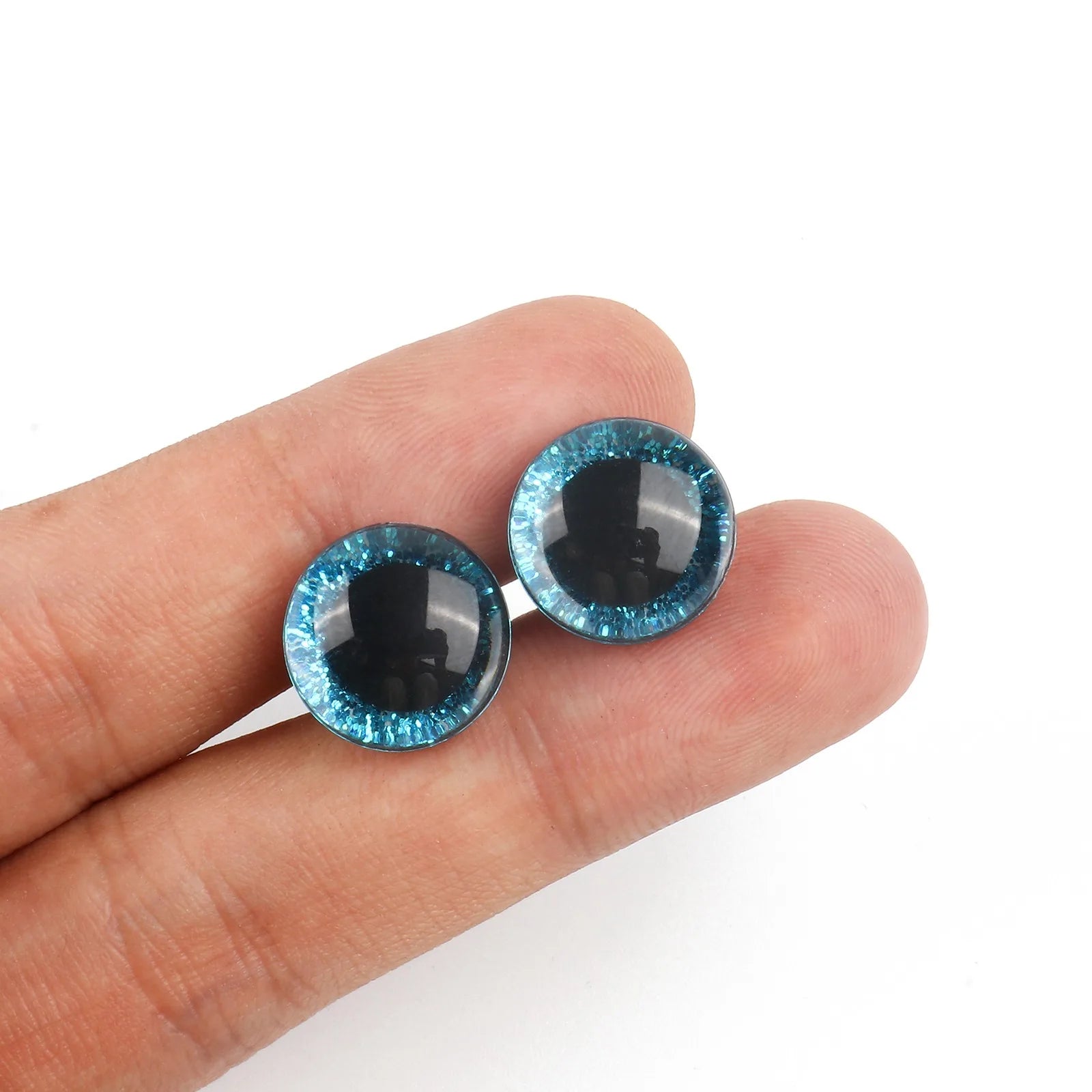 20Sets Plastic Multicolor Eye Sequins Doll Making Safety Eyes Craft Supply