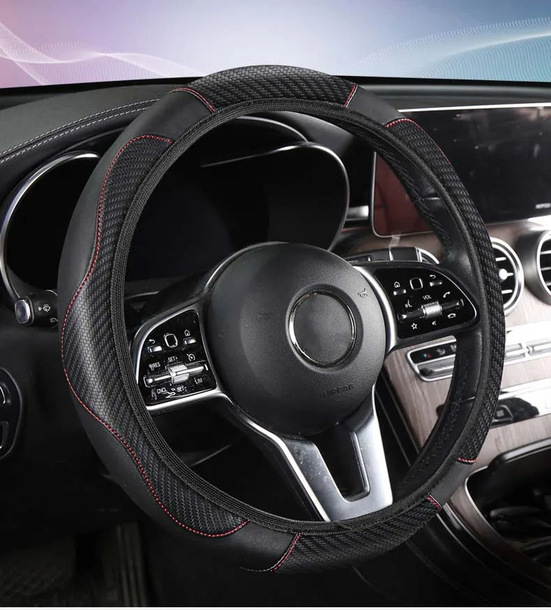 Car Steering Wheel Cover Breathable Steering Wheel Cover Anti-Slip Comfort