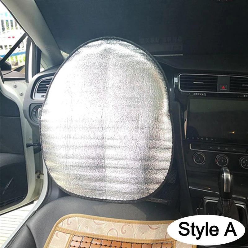 Car Steering Wheel Sun Shade Steering Wheel Cover Anti-Slip Comfort