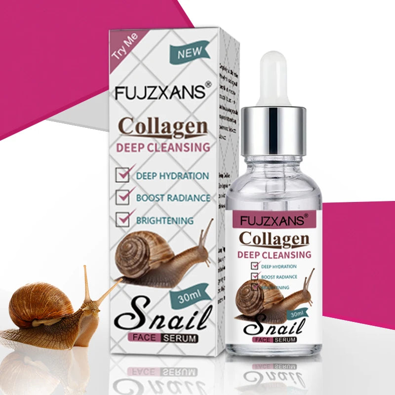 Snail Mucin Serum 30ml With Niacinamide, Hyaluronic Acid, Collagen Facial Serum Deep Hydration
