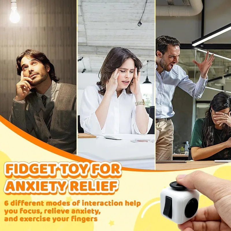 Fidget Stress Relief Dice Colorful Premium Quality Replacement Accessory