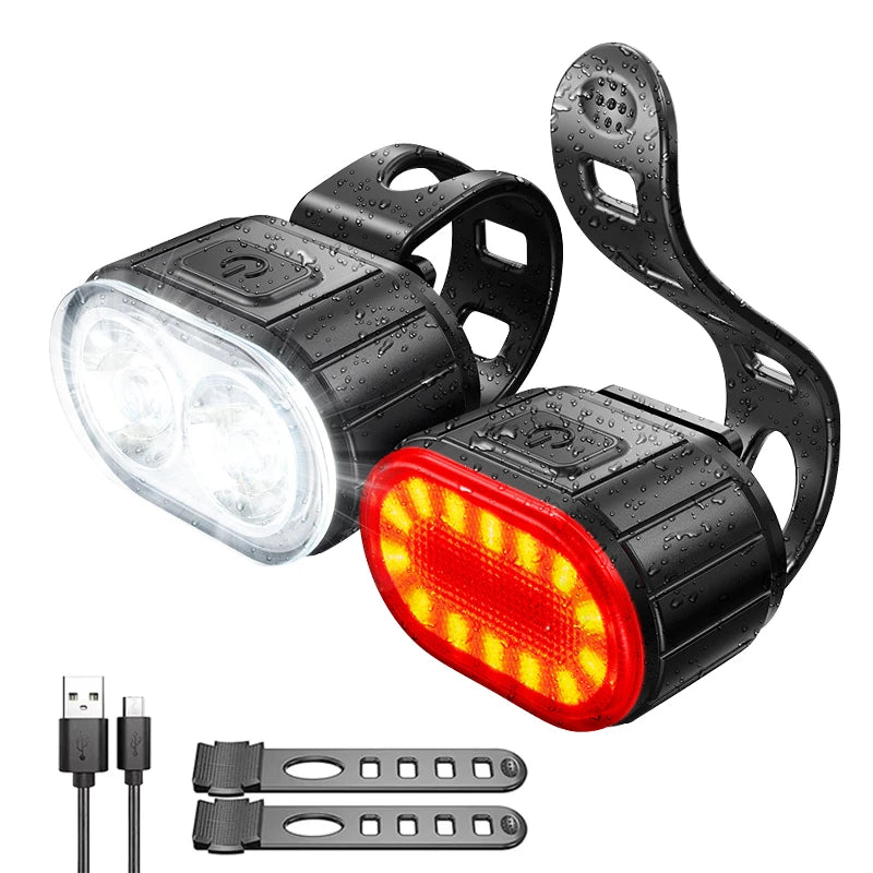 Cycling Bicycle Front Rear Light Premium Quality Replacement Accessory