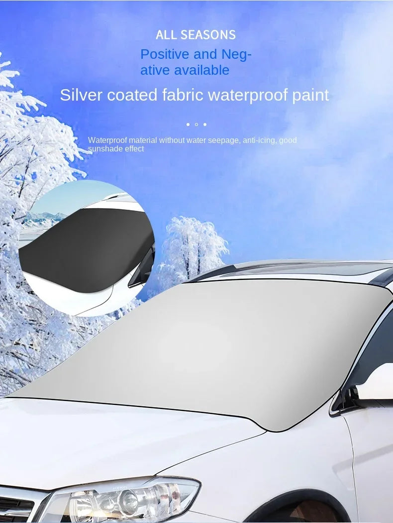Car Magnetic Snow Shield Winter Car Sun Shade UV Protector