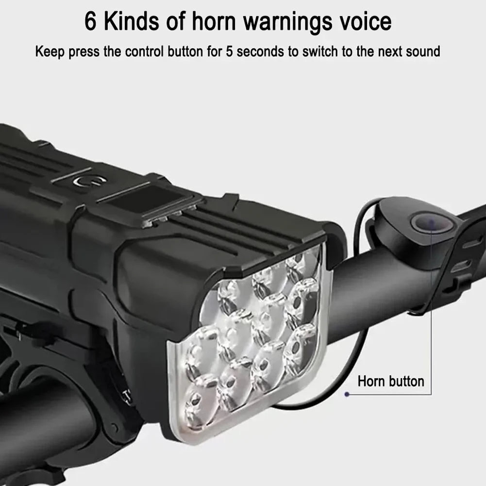 12 LED Bicycle Front Light Premium Quality Replacement Accessory