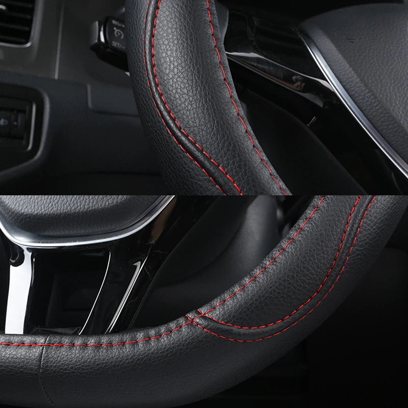 D Type Car Steering Wheel Steering Wheel Cover Anti-Slip Comfort