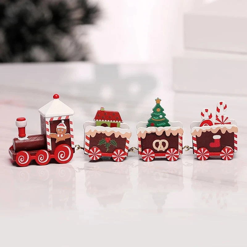 Christmas Train Merry Christmas Decorations For Home Ornament Xmas Navidad Noel Gifts Happy New Year 2026 Gifts