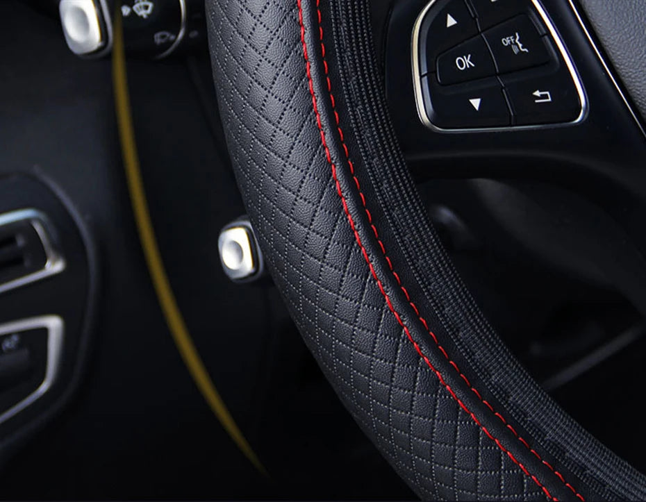 37-39CM Steering Wheel Cover Anti Steering Wheel Cover Anti-Slip Comfort