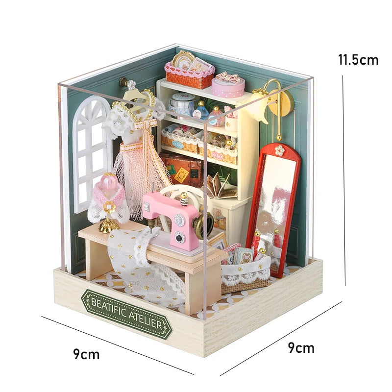 DIY Book Nook Kit Retro Premium Quality Replacement Accessory