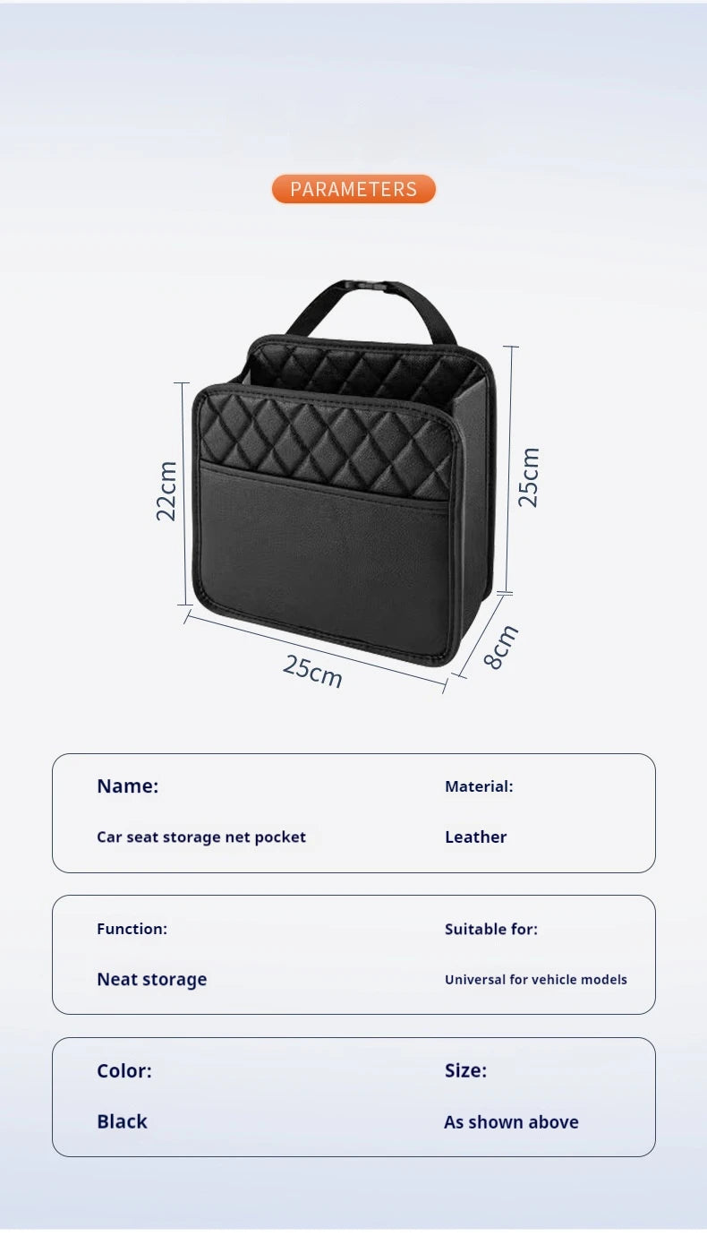 Multifunctional Car Seat Storage Bag Premium Quality Replacement Accessory
