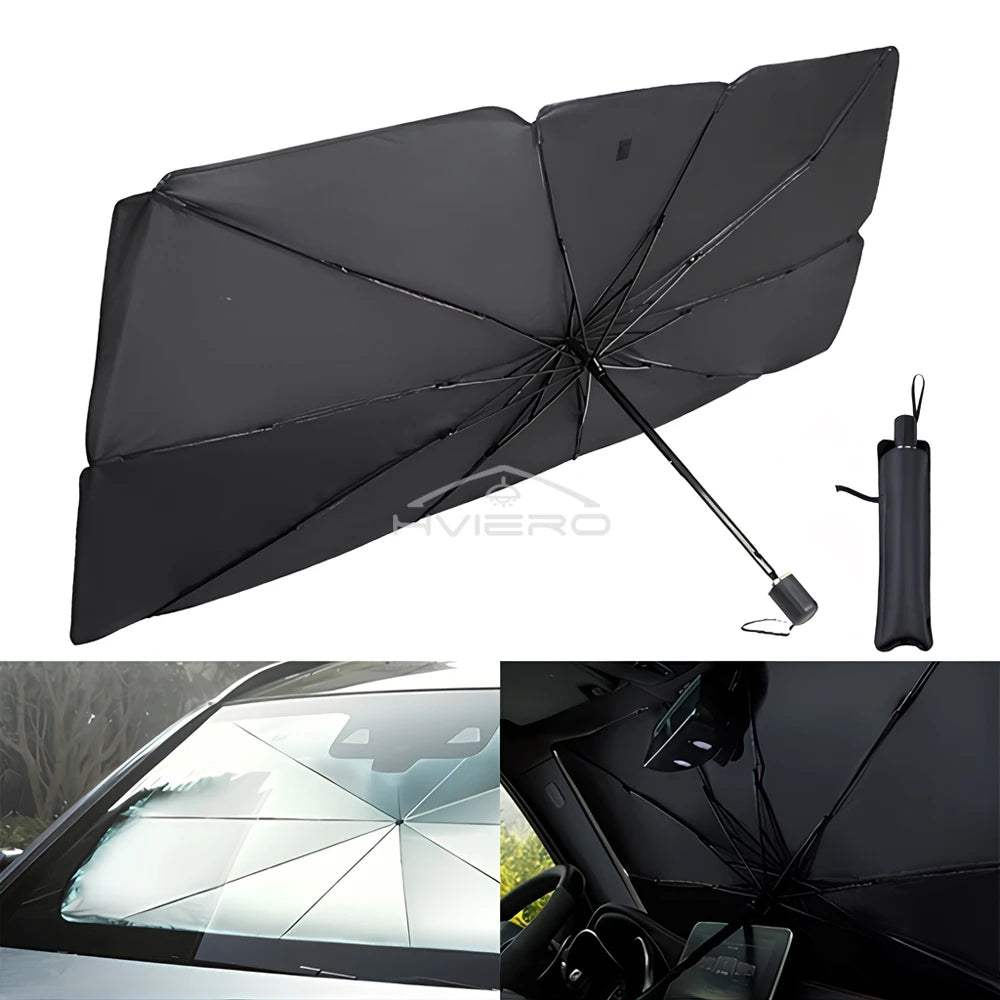Multi Purpose Convenient Foldable Car Car Sun Shade UV Protector