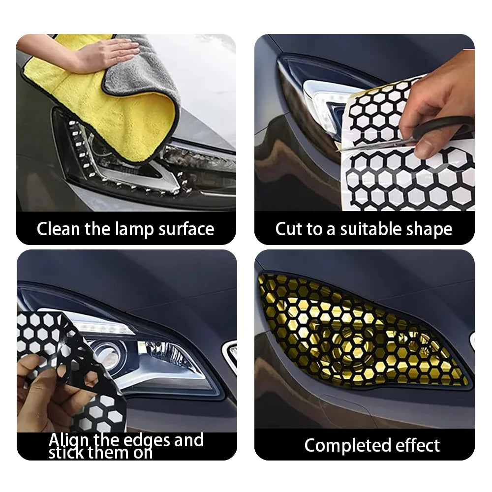 Car Tail Light Lamp Stickers Premium Quality Replacement Accessory