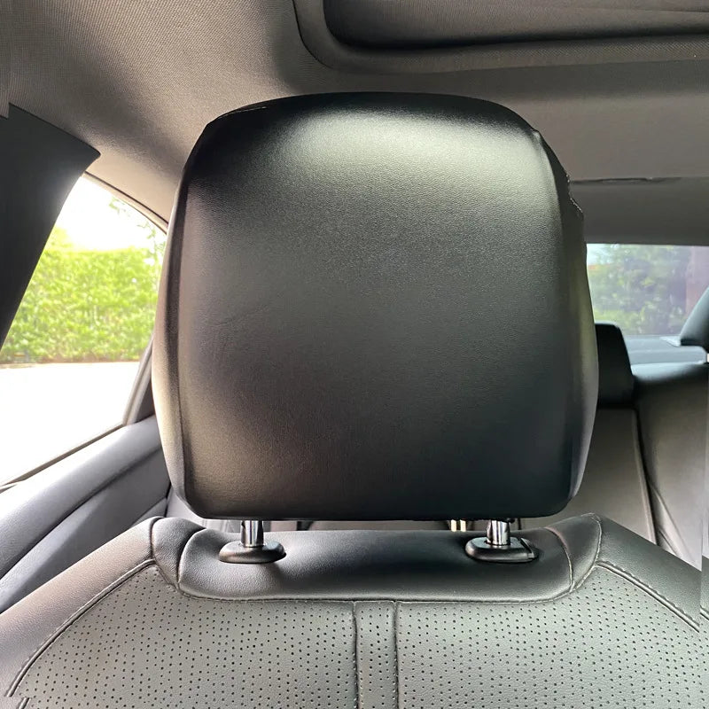 Universal Leather Car Headrest Cover Premium Quality Replacement Accessory