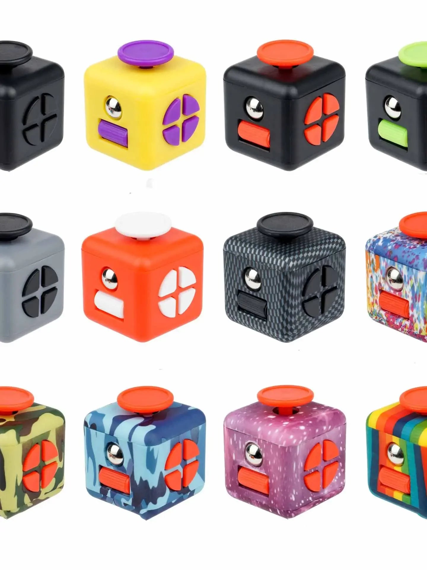 Fidget Stress Relief Dice Colorful Premium Quality Replacement Accessory