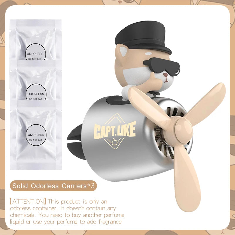 Odorless DIY perfume ornament airplane Car Dashboard Ornament Decoration