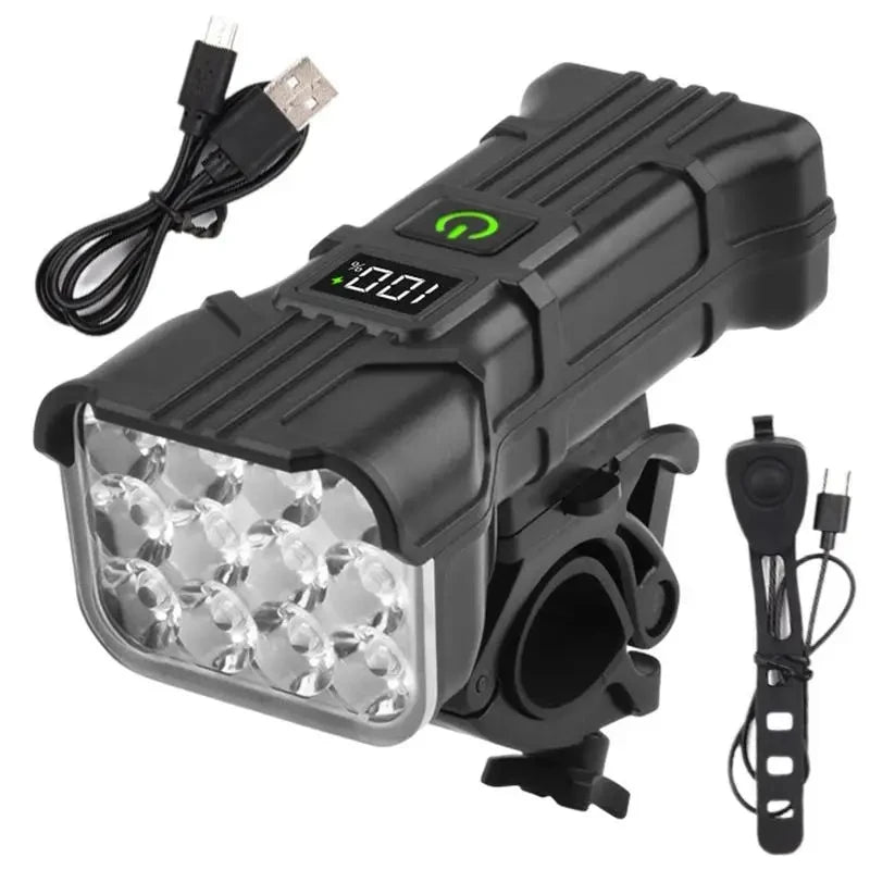 12 LED Bicycle Front Light Premium Quality Replacement Accessory