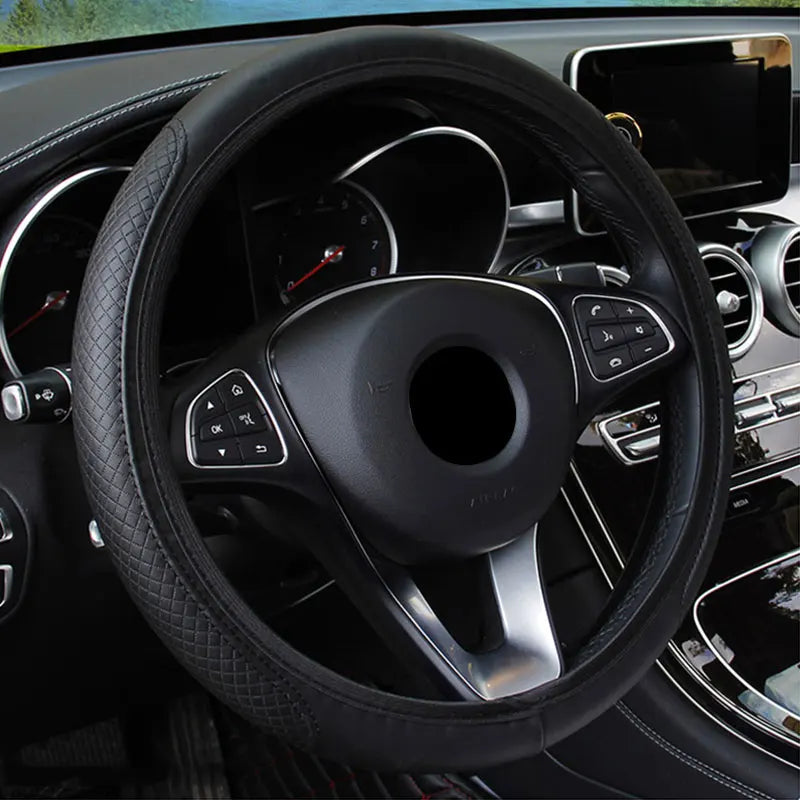 Universal Steering Wheel Cover 37/38 Steering Wheel Cover Anti-Slip Comfort