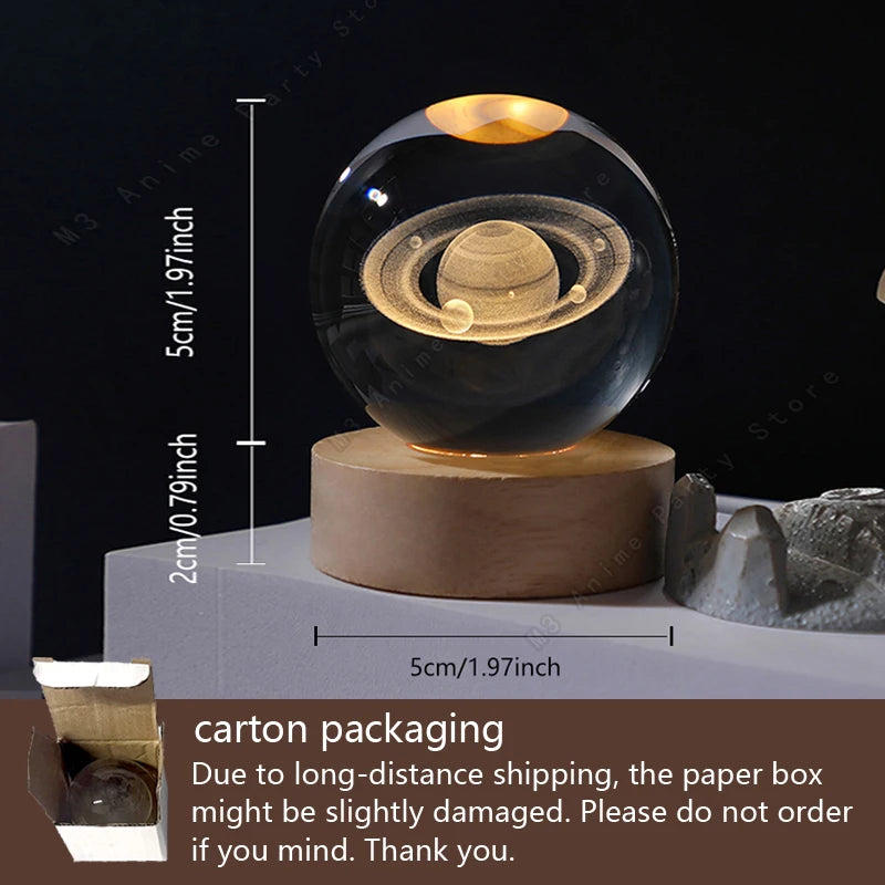 Unique 3D Crystal Ball Night Premium Quality Replacement Accessory