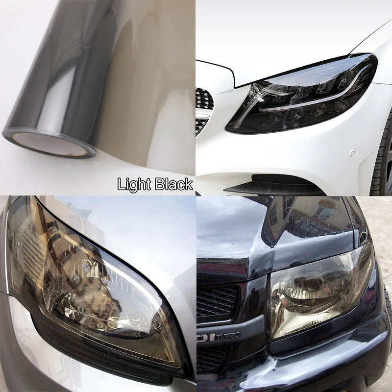 Smoke Matte Black Car Headlight Premium Quality Replacement Accessory