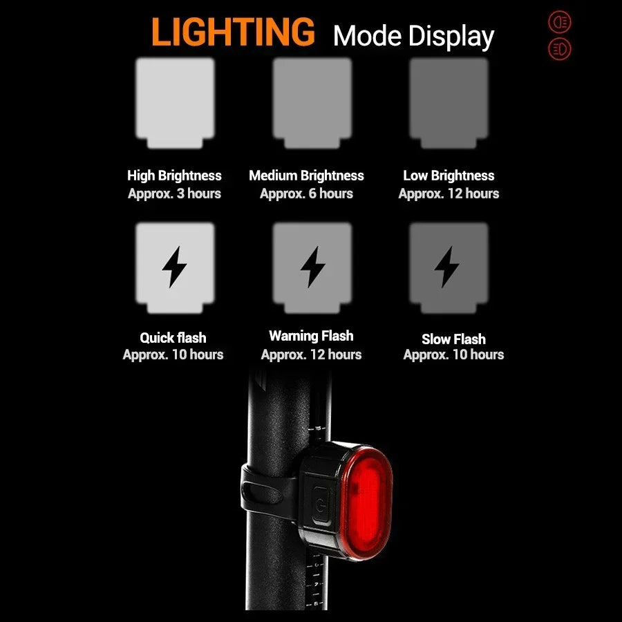 Cycling Bicycle Front Rear Light Premium Quality Replacement Accessory