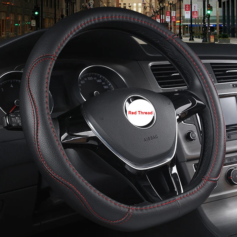D Type Car Steering Wheel Steering Wheel Cover Anti-Slip Comfort