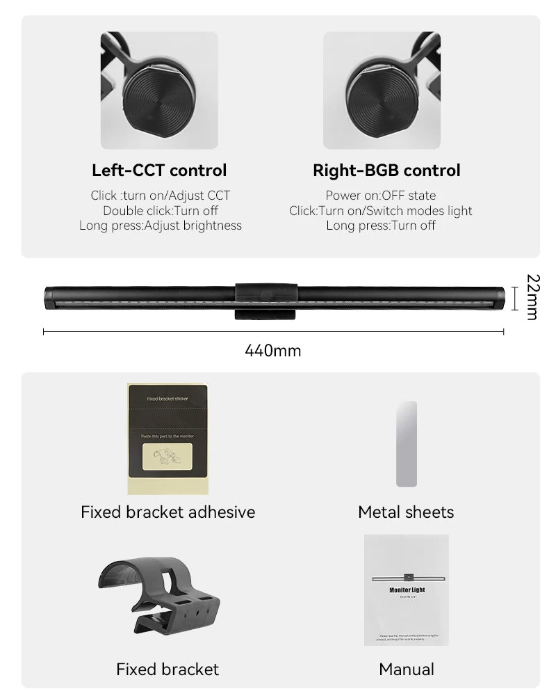 Led Monitor Light Bar Computer LED Computer Monitor Light Bar Desk Lamp