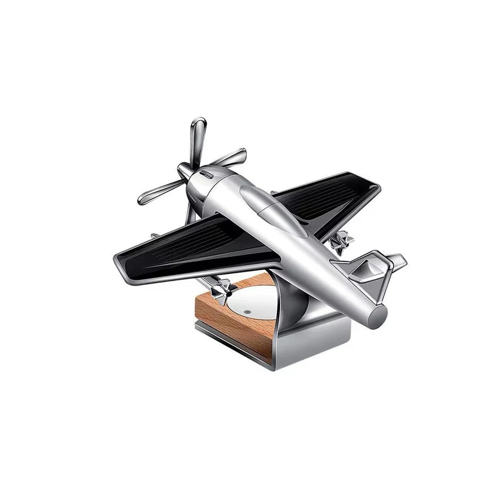 Car interior accessories solar airplane Car Dashboard Ornament Decoration