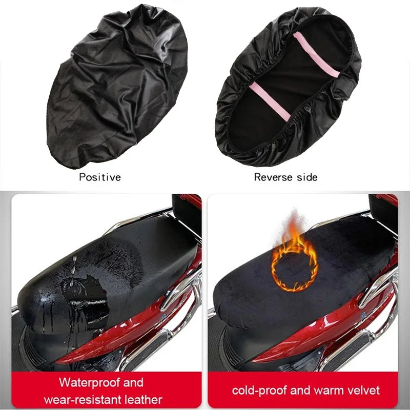 Motorcycle Seat Cover Elastic PU Premium Quality Replacement Accessory