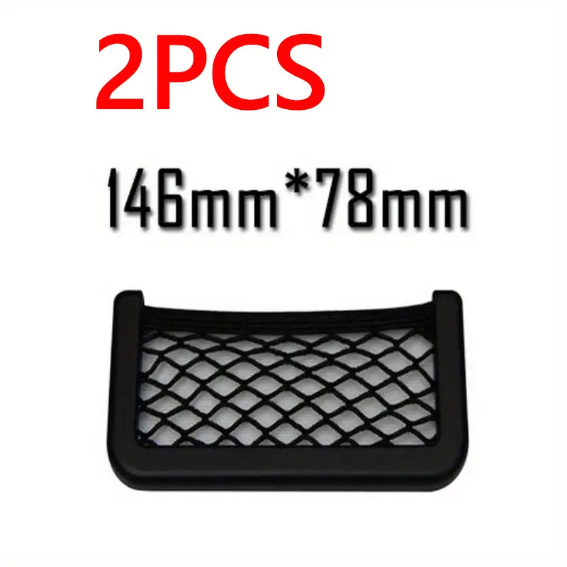 Car Storage Bag Nets Adhesive Premium Quality Replacement Accessory