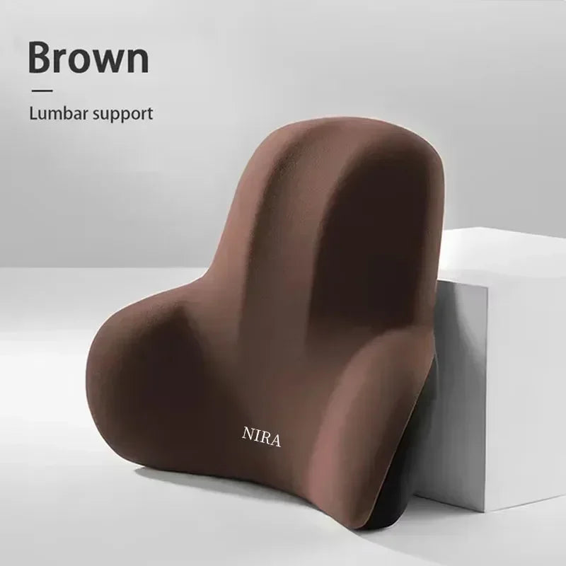 Ergonomic Car Headrest and Lumbar Premium Quality Replacement Accessory