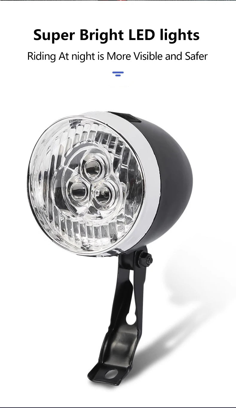 Vintage Bicycle Front Light 3 Premium Quality Replacement Accessory