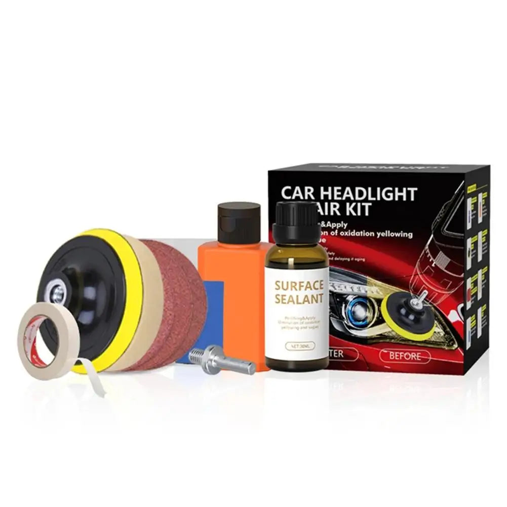 Car Headlights Restoration Kit Chemical Premium Quality Replacement Accessory