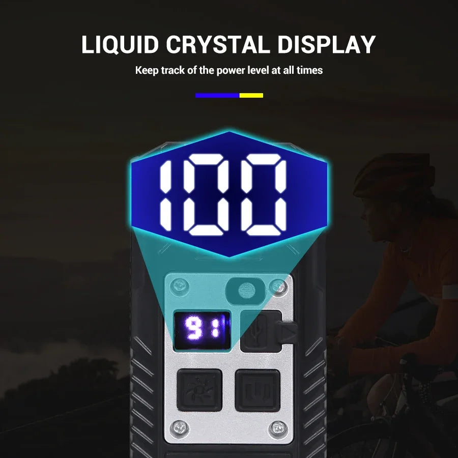 9 LED Bicycle Headlight USB Premium Quality Replacement Accessory