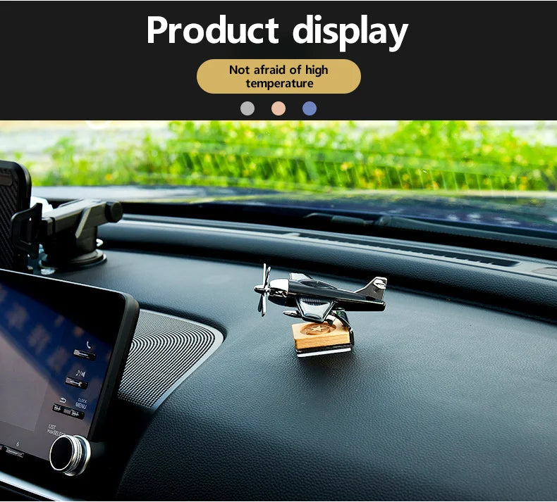 Car interior accessories solar airplane Car Dashboard Ornament Decoration