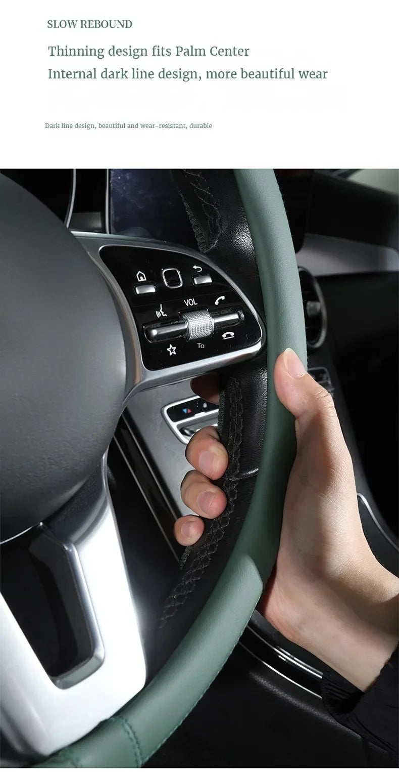 Car Steering Wheel Cover Premium Steering Wheel Cover Anti-Slip Comfort