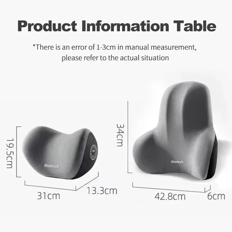 Ergonomic Car Headrest and Lumbar Premium Quality Replacement Accessory