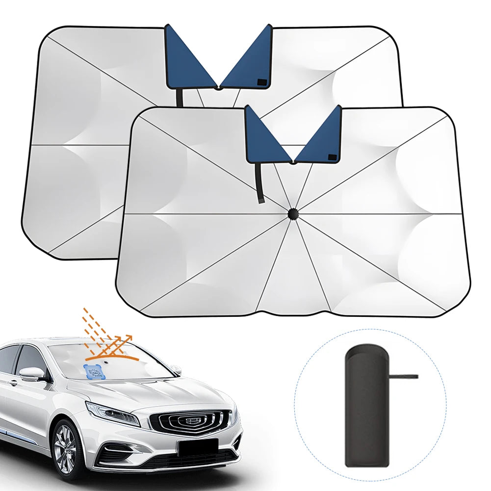 Car Sunshade Windshield Umbrella with Car Sun Shade UV Protector