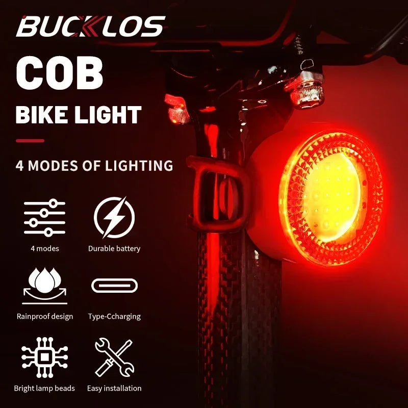BUCKLOS Cycling Lights COB Bicycle Premium Quality Replacement Accessory