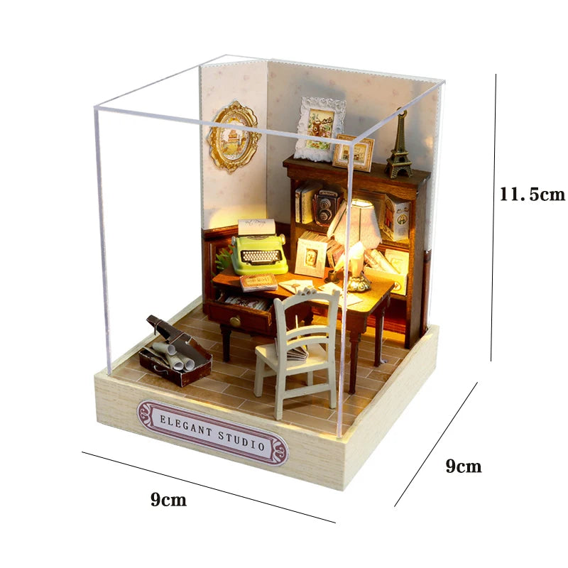 DIY Book Nook Kit Retro Premium Quality Replacement Accessory