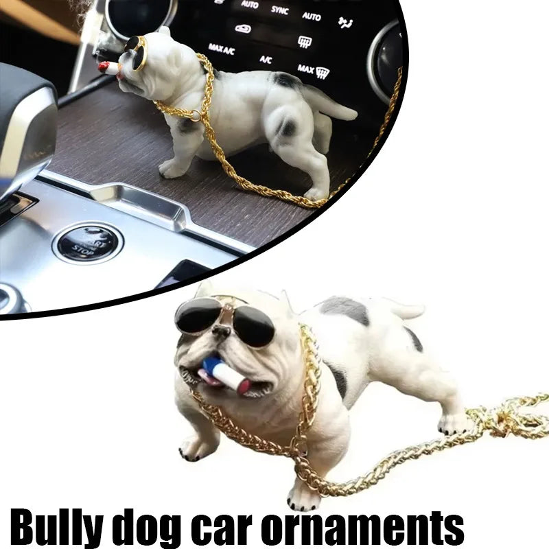 Car Bulldog Ornament Personality High Car Dashboard Ornament Decoration