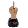 Creative Finger Solar Powered Shaking Car Dashboard Ornament Decoration
