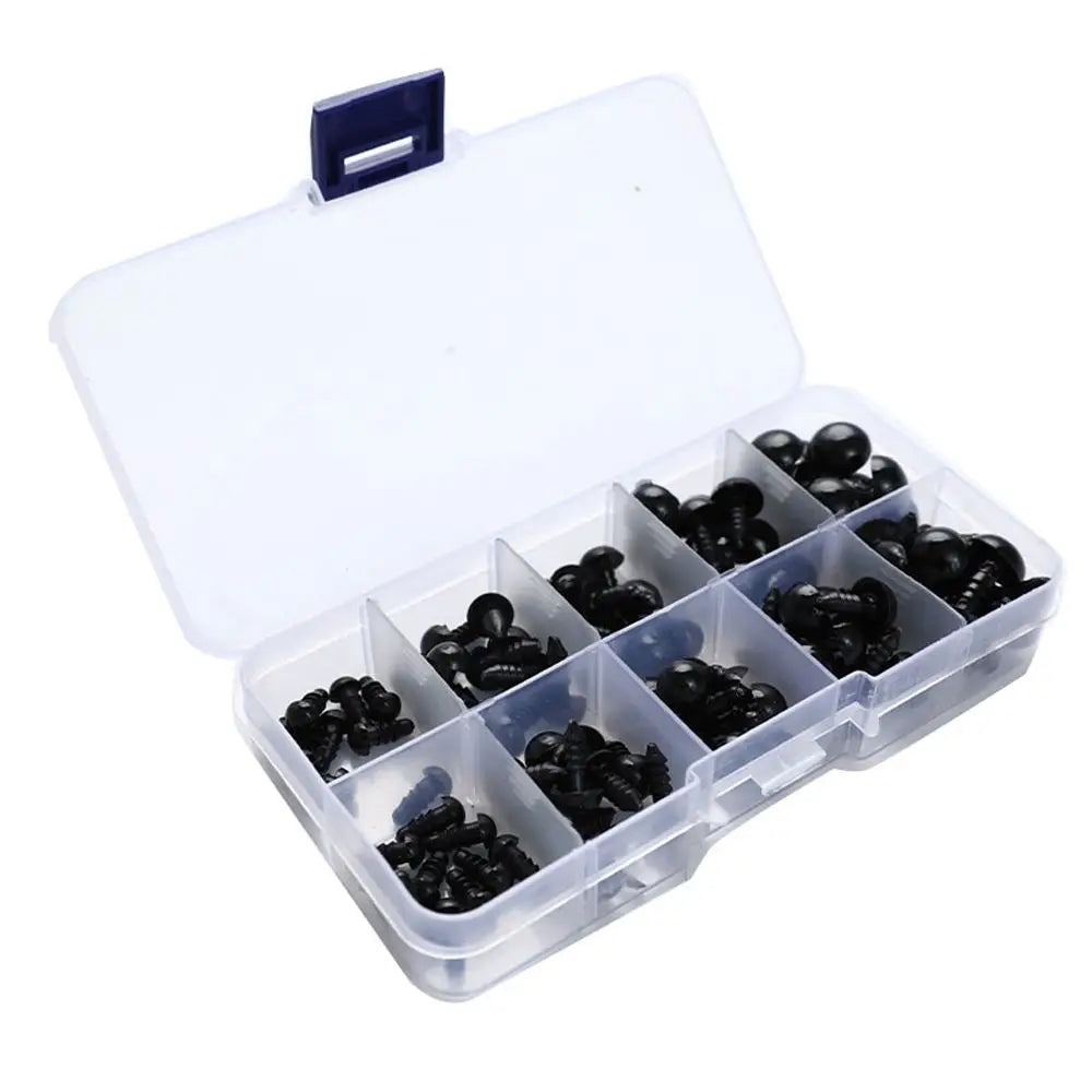 10mm Eyeball Doll Accessories Black Doll Making Safety Eyes Craft Supply