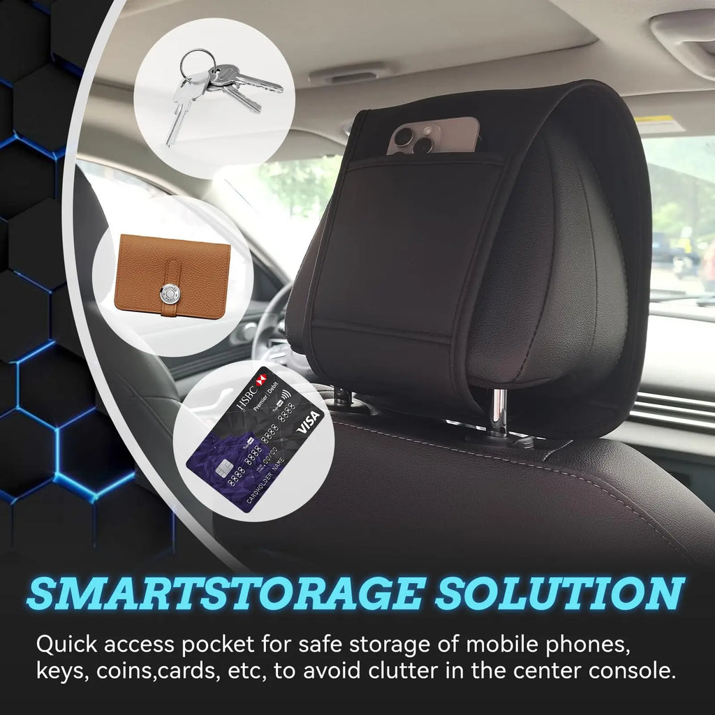 Car Headrest Covers for Seat Premium Quality Replacement Accessory