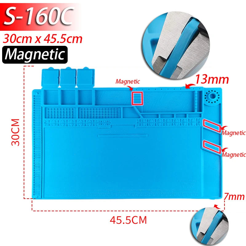 Soldering Station Mat Silicone Work Premium Quality Replacement Accessory