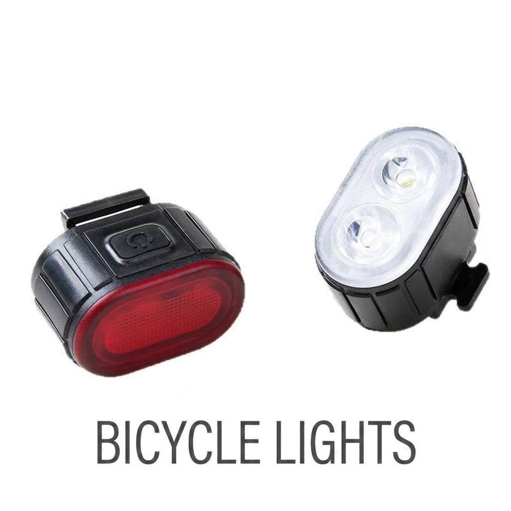 Set of Bike Lighting Front Premium Quality Replacement Accessory