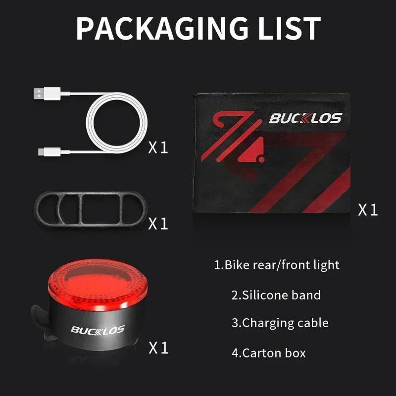 BUCKLOS COB Bike Taillights Headlight Premium Quality Replacement Accessory