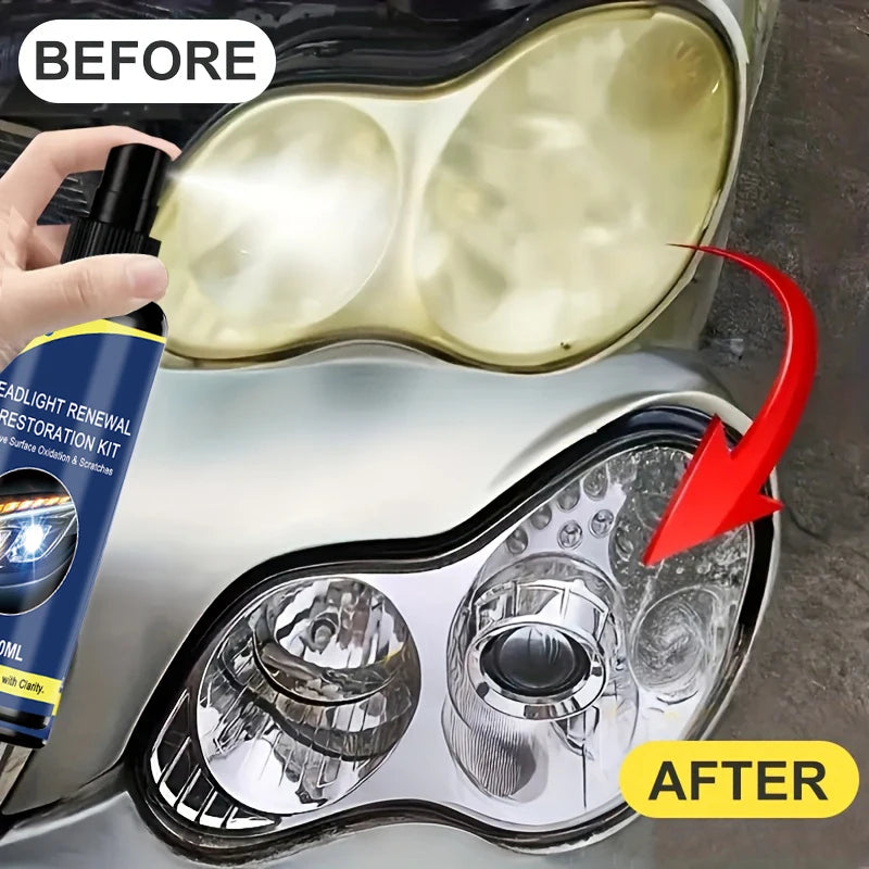 100ml Ceramic Headlight Restoration Spray Premium Quality Replacement Accessory