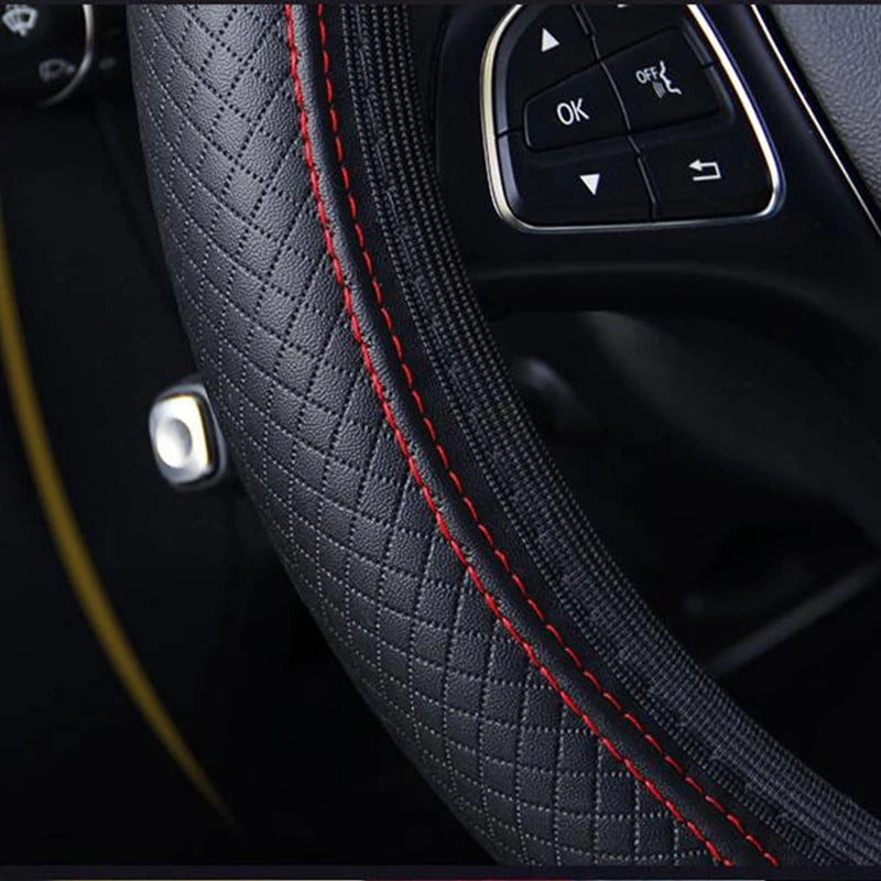 Universal Steering Wheel Cover 37/38 Steering Wheel Cover Anti-Slip Comfort