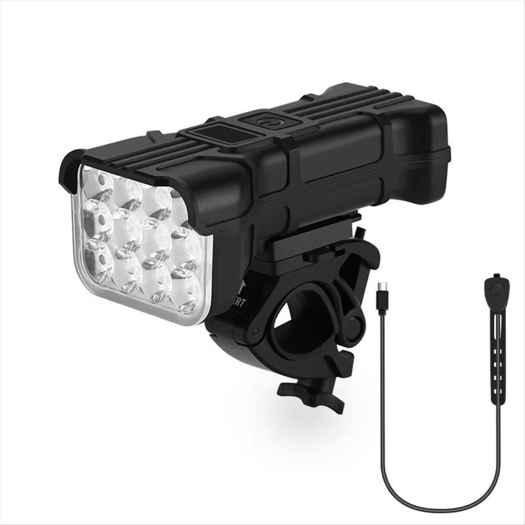 Bicycle Front Rear Light 1800mAh Premium Quality Replacement Accessory