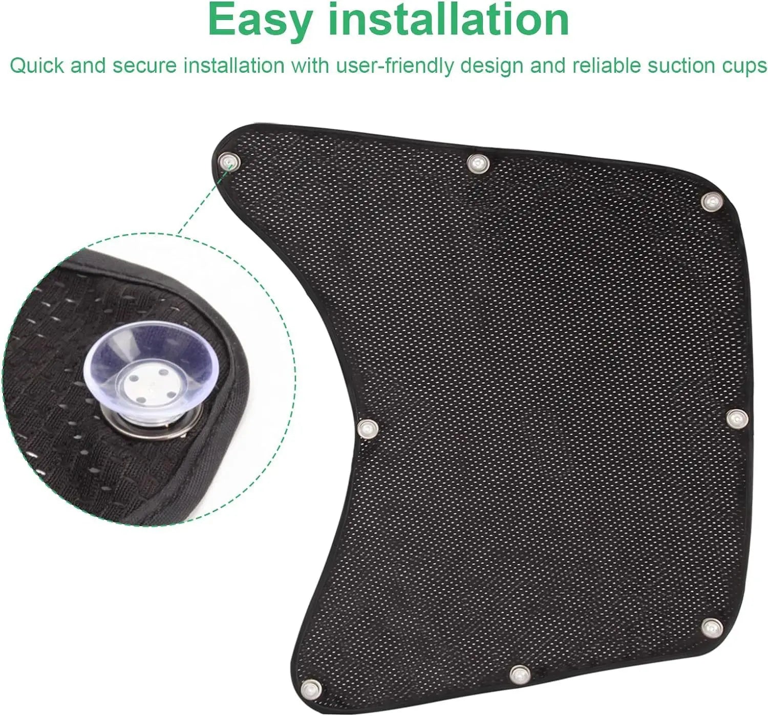 2 PCS Truck Sun Shades Car Sun Shade UV Protector
